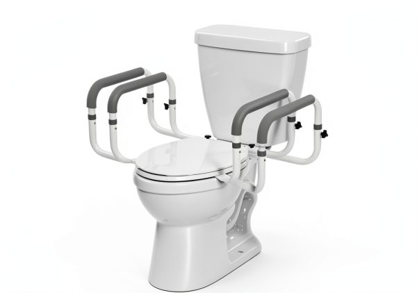 Vive Health Toilet Safety Rail LVA1055 Adjustable 300lb Support-7