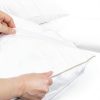 JMU Disposable Pillowcase White Waterproof Quiet Medical Pack of 100-3