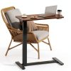 Flexispot Mahogany Overbed Table Large with Gas Spring-7