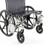 Medline Bariatric Wheelchair MDS806900 Extra Wide 24" Seat Heavy Duty-3