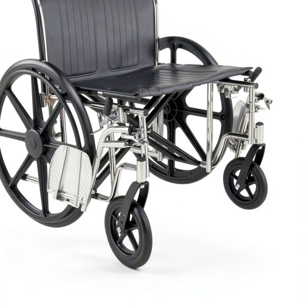 Medline Bariatric Wheelchair MDS806900 Extra Wide 24" Seat Heavy Duty-3