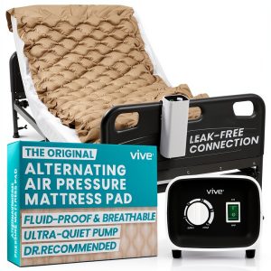 Vive Pressure Mattress 36" W x 78" L Beige Waterproof Firm Medical-0