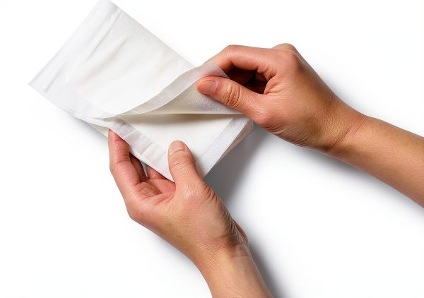 Medline Skinfold Dry Sheet 14x6 Inch Pack of 10 Super Absorbent-1