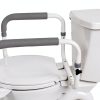 Vive Health Toilet Safety Rail LVA1055 Adjustable 300lb Support-6