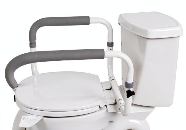 Vive Health Toilet Safety Rail LVA1055 Adjustable 300lb Support-6