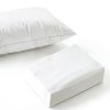 JMU Disposable Pillowcase White Waterproof Quiet Medical Pack of 100-2