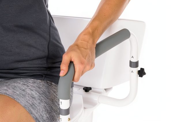 Vive Health Toilet Safety Rail LVA1055 Adjustable 300lb Support-8