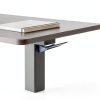 Flexispot Mahogany Overbed Table Large with Gas Spring-6