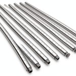 HSS 82" Wire Shelving Pole Chrome 4-Pack Commercial Steel 1" Diameter-0