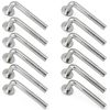HOIGON M8 Pallet Rack Drop Pin - 100pcs Round Head Safety Bolts-0