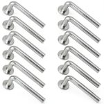 HOIGON M8 Pallet Rack Drop Pin - 100pcs Round Head Safety Bolts-0