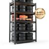 Garage Shelving Set of 4 Heavy Duty 5‑Tier Metal Rack 71x35x16-4
