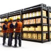 Garage Shelving Set of 4 Heavy Duty 5‑Tier Metal Rack 71x35x16-6