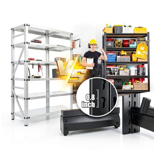 Garage Shelving SHELF Duty Metal Adjustable Five Tier Storage Rack-3