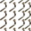 M7 Heavy-Duty Rack Safety Bolt ZYAMY 25pcs Carbon Steel J-Bolt-0