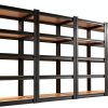 Garage Shelving Set of 4 Heavy Duty 5‑Tier Metal Rack 71x35x16-0