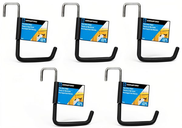 Hook Rafter Super Bulk Heavy Duty Hook Crawford Black Vinyl 50lb-0