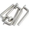 HOIGON M8 Pallet Rack Drop Pin - 100pcs Round Head Safety Bolts-2